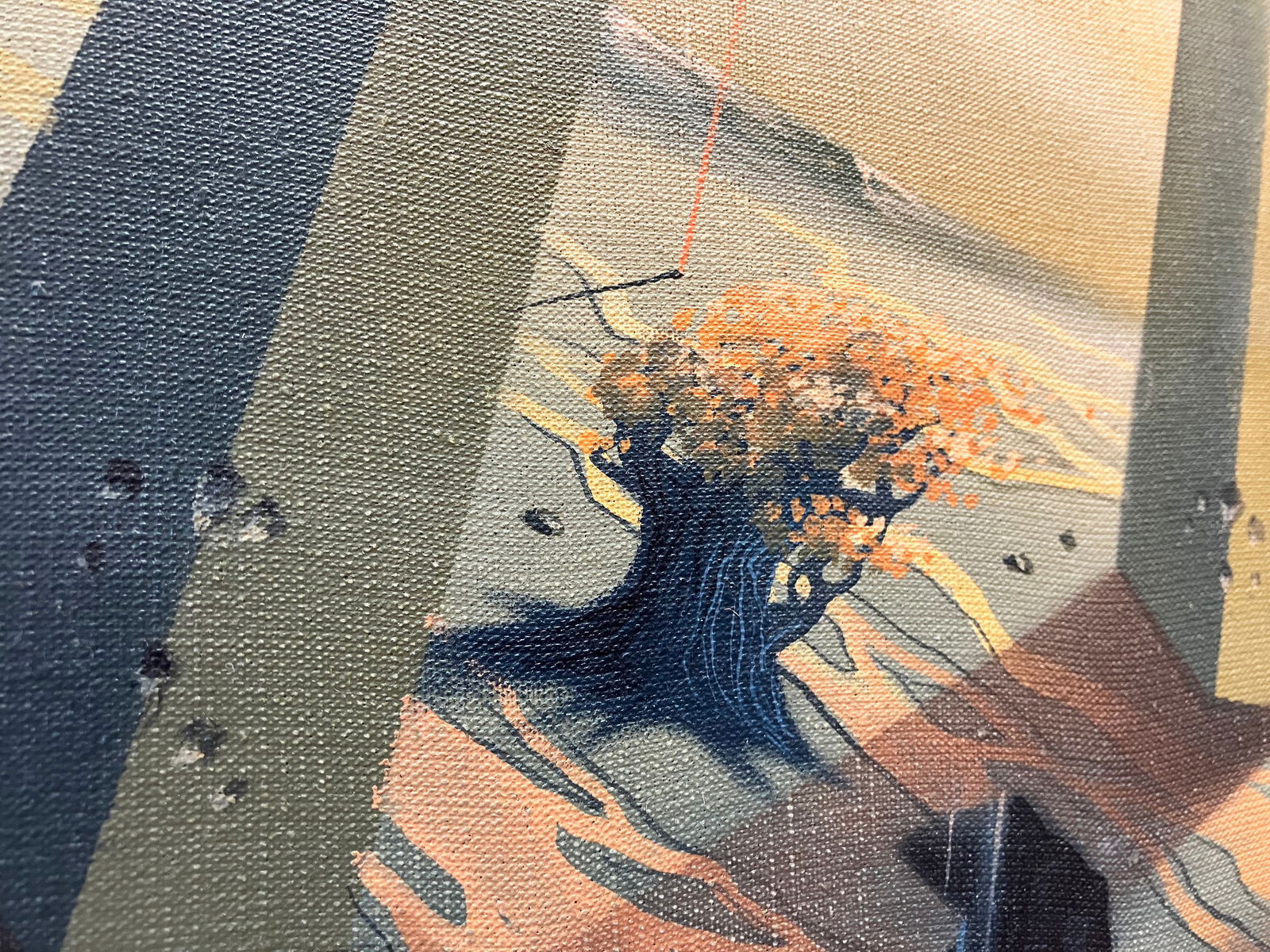 The ephemeral gate - oil painting - 7