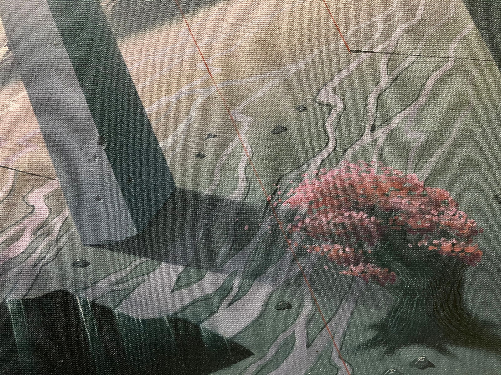 The ephemeral gate - oil painting - 8