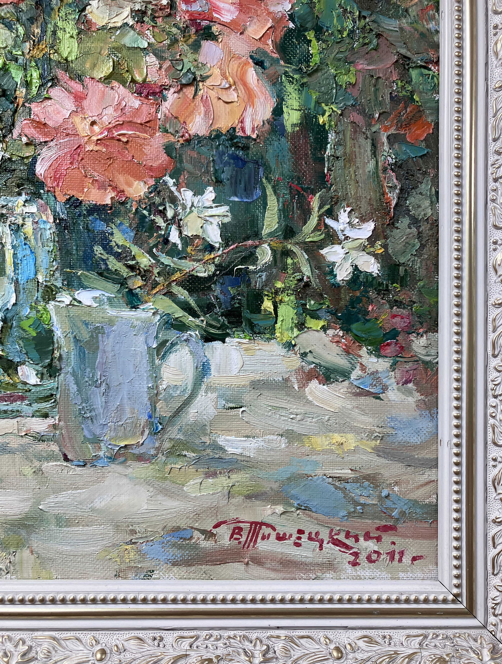 Rose in the Sun - oil painting - 3