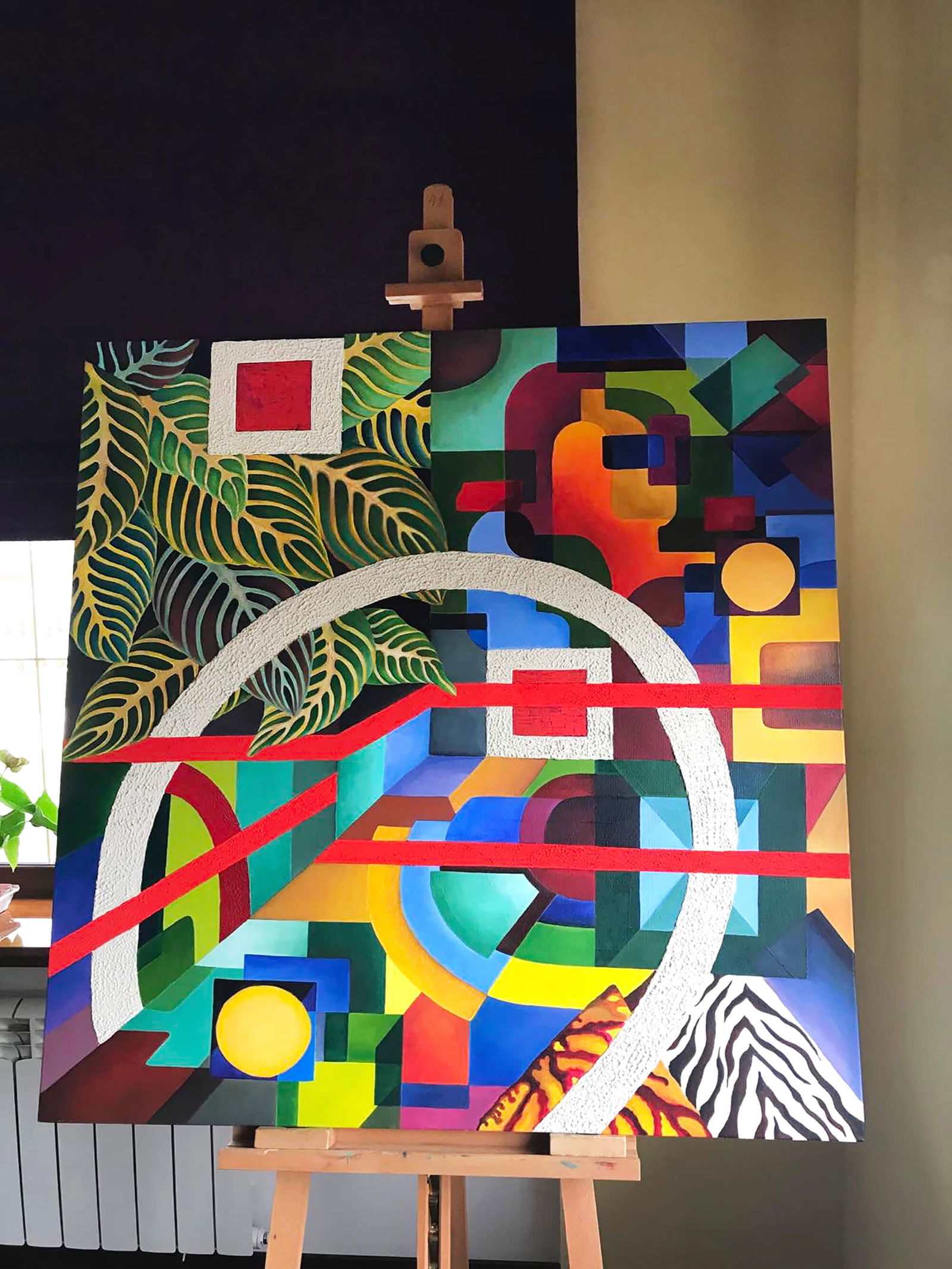 My house - oil painting - 2