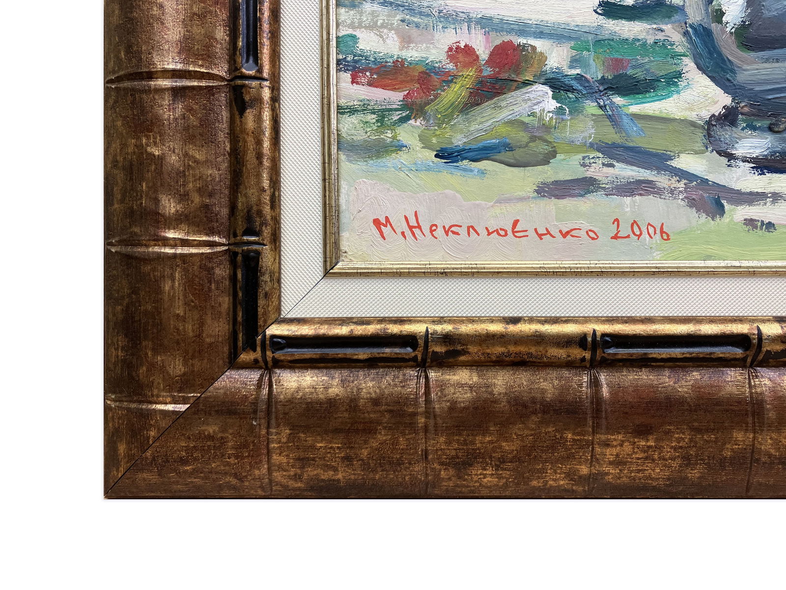 Still life with flowers - oil painting - 2