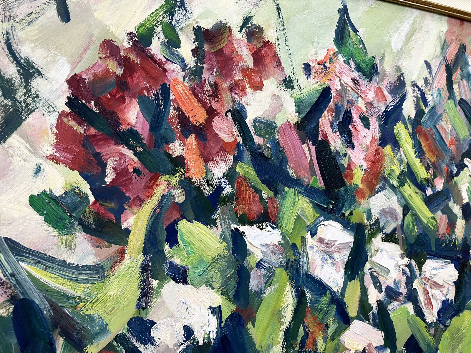 Still life with flowers - oil painting - 6