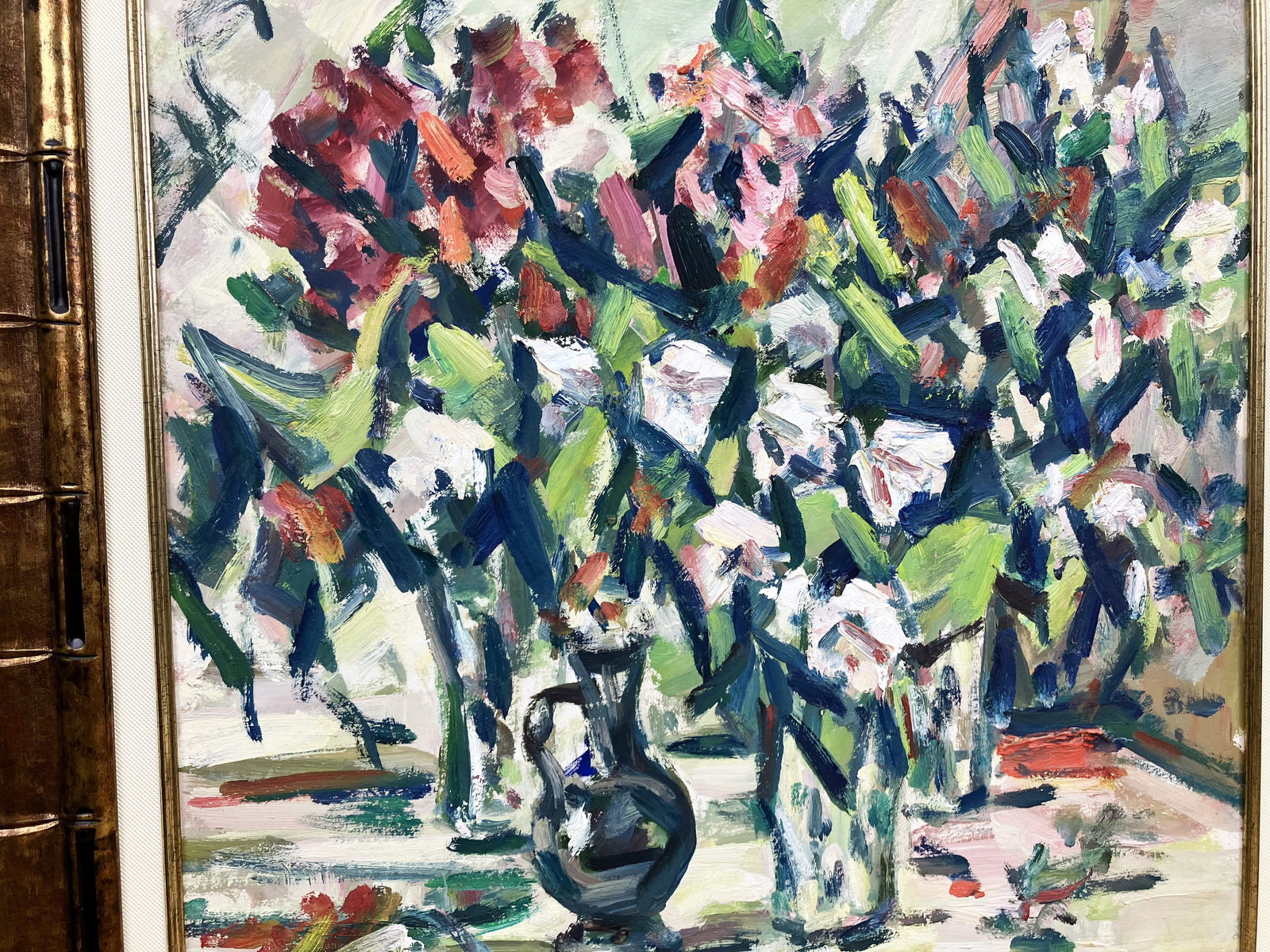 Still life with flowers - oil painting - 7