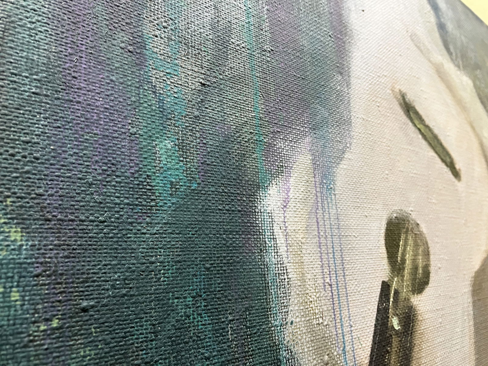 Still life with guitar - oil painting - 5