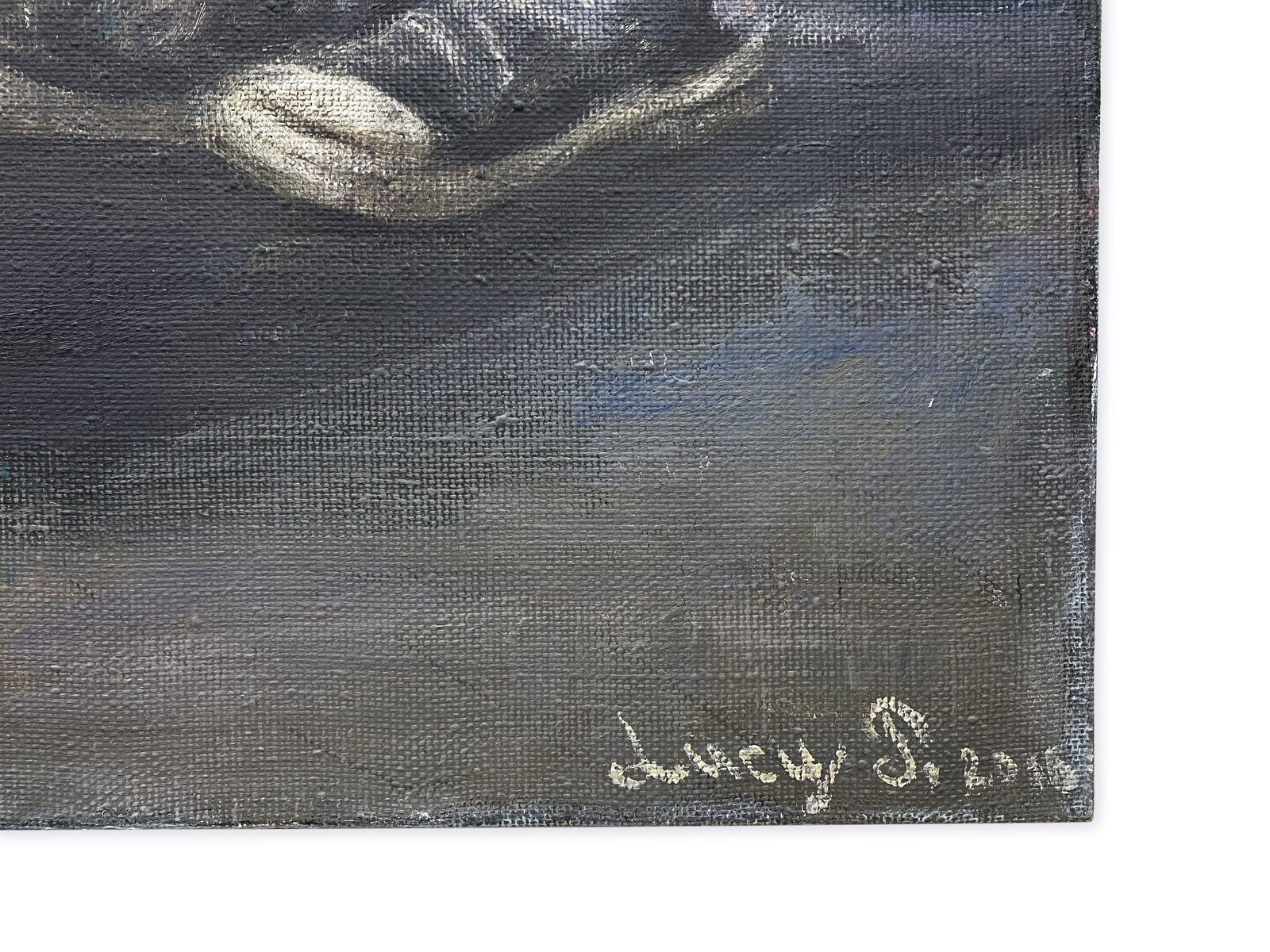 Still life with guitar - oil painting - 8