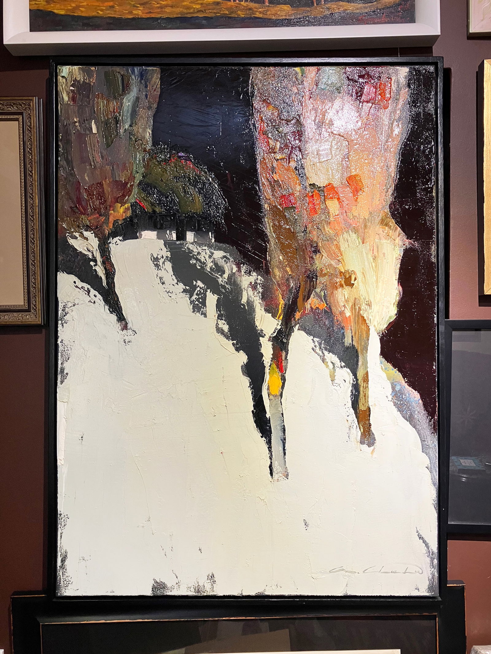 Violet. House of Ivan Kramskoi - oil painting (1 of 11)