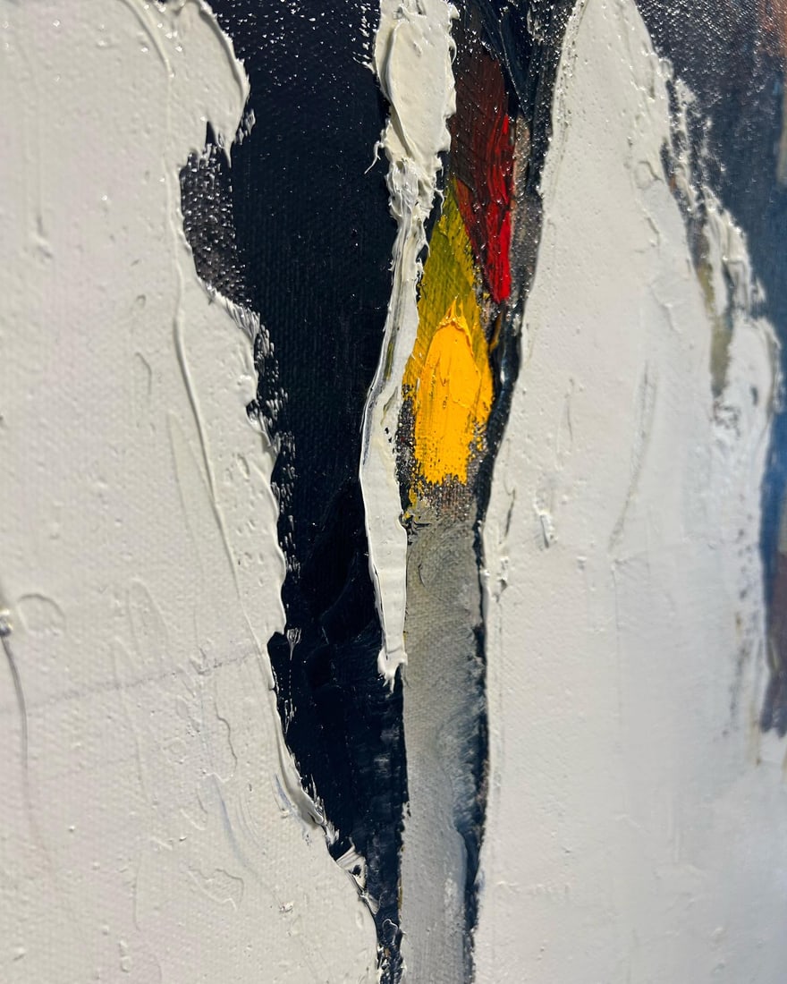 Violet. House of Ivan Kramskoi - oil painting - 4