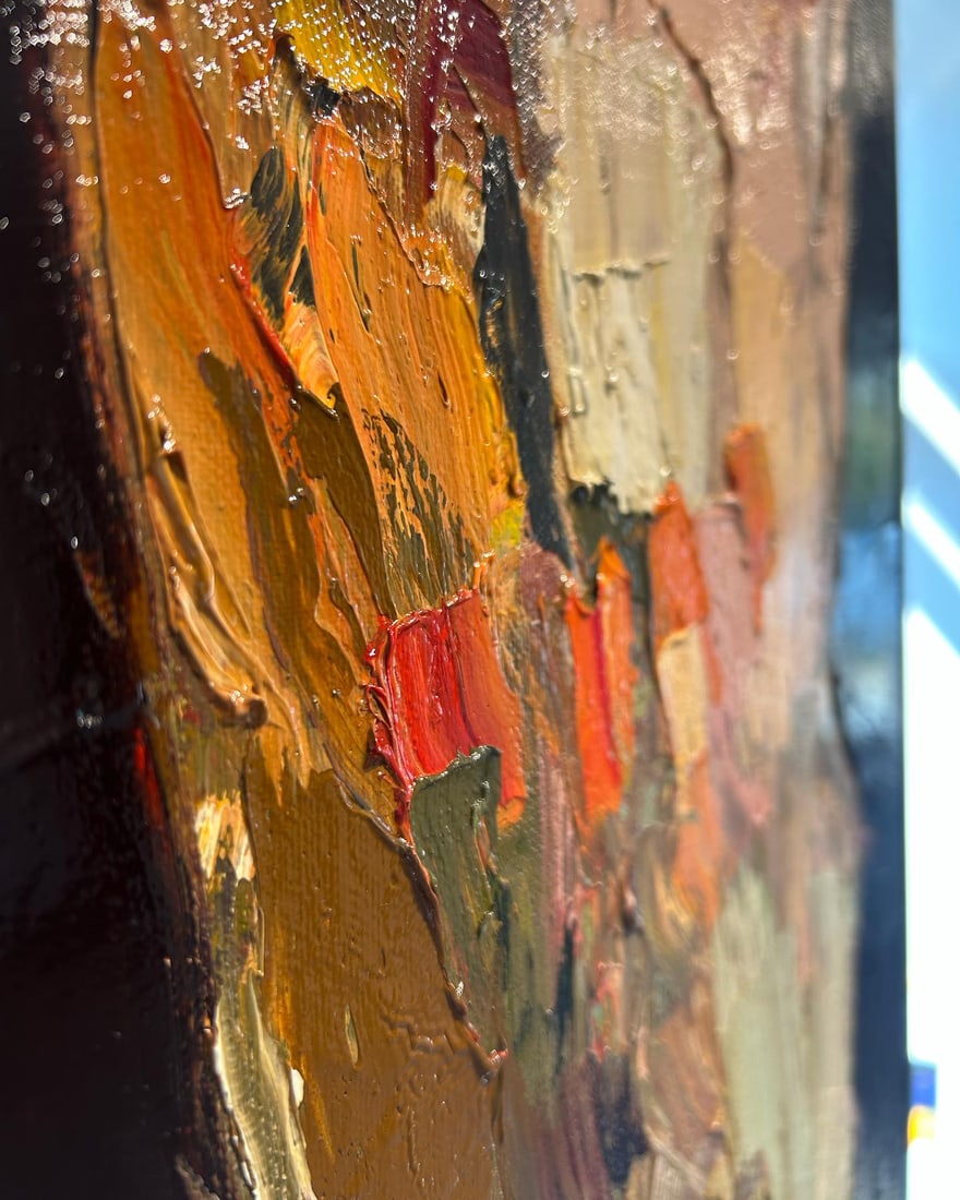 Violet. House of Ivan Kramskoi - oil painting - 5