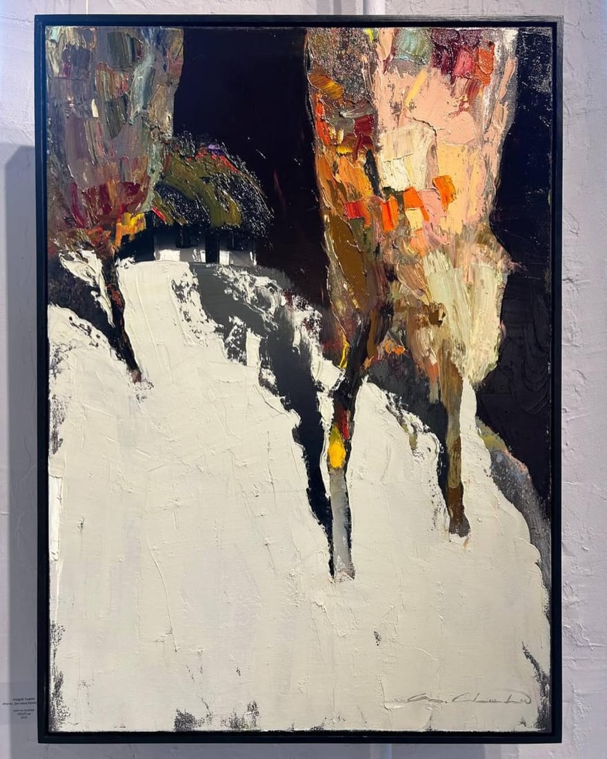 Violet. House of Ivan Kramskoi - oil painting - 6