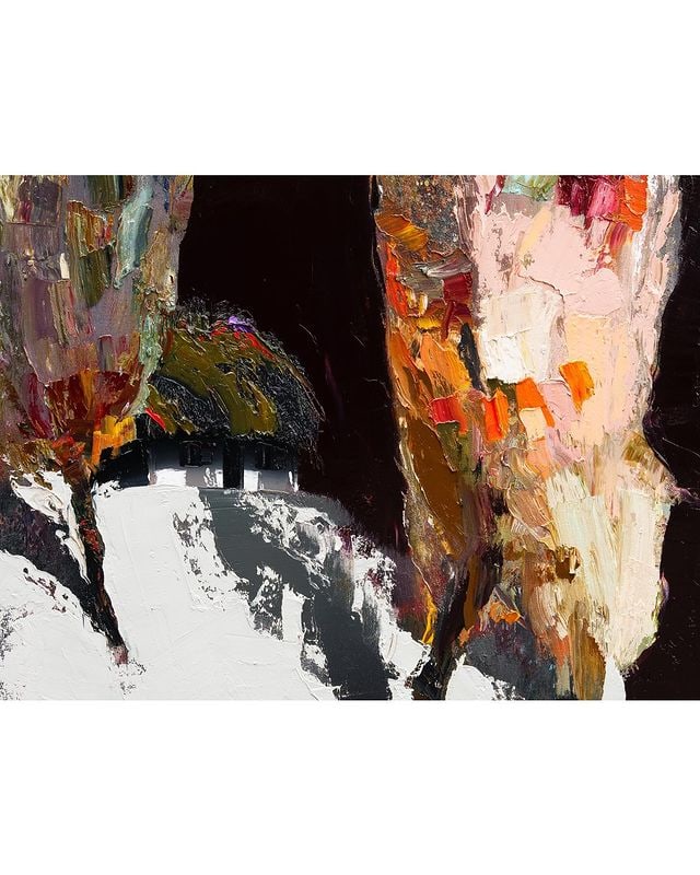 Violet. House of Ivan Kramskoi - oil painting - 9