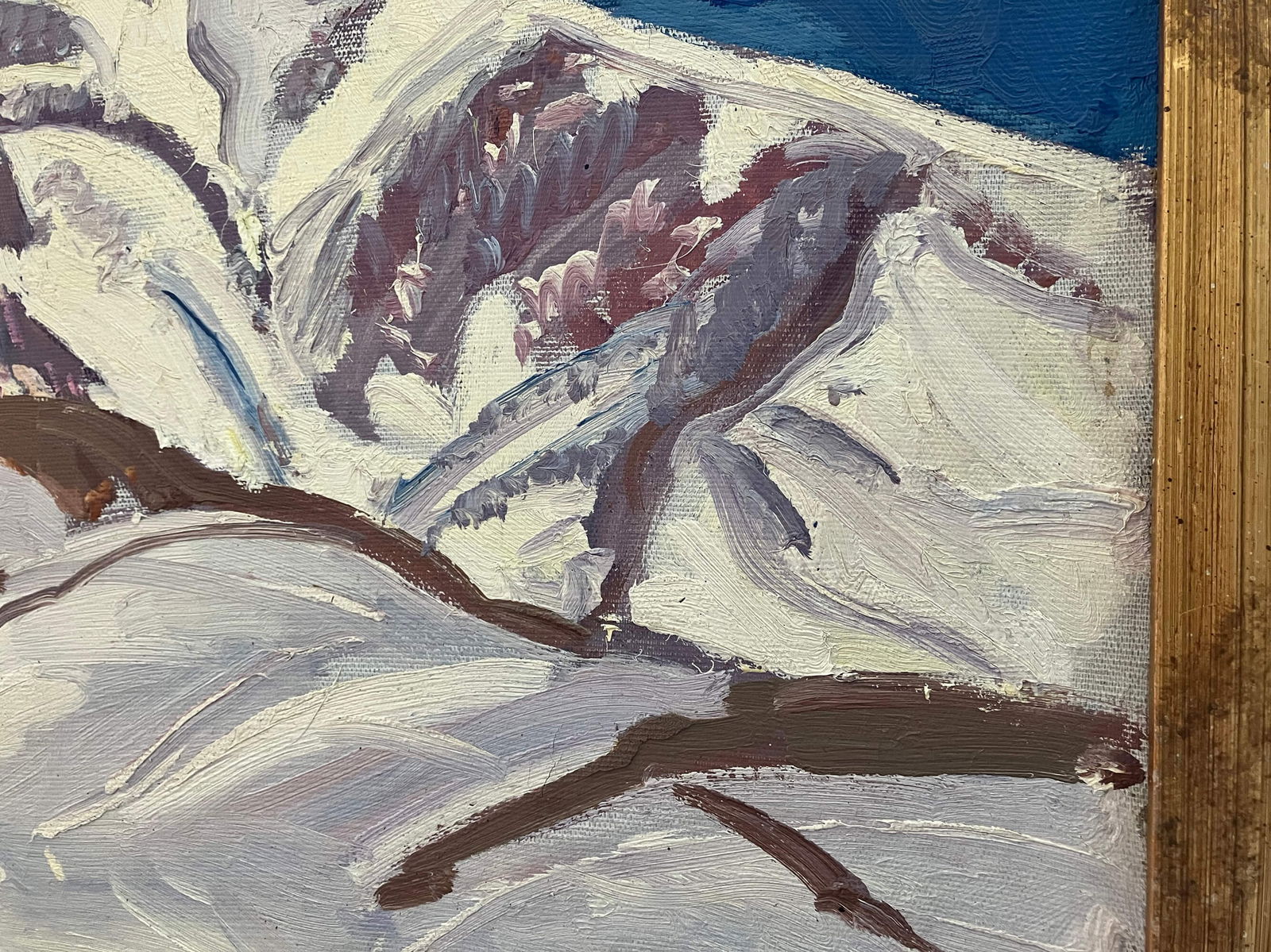 Kamchatka hills - oil painting - 4