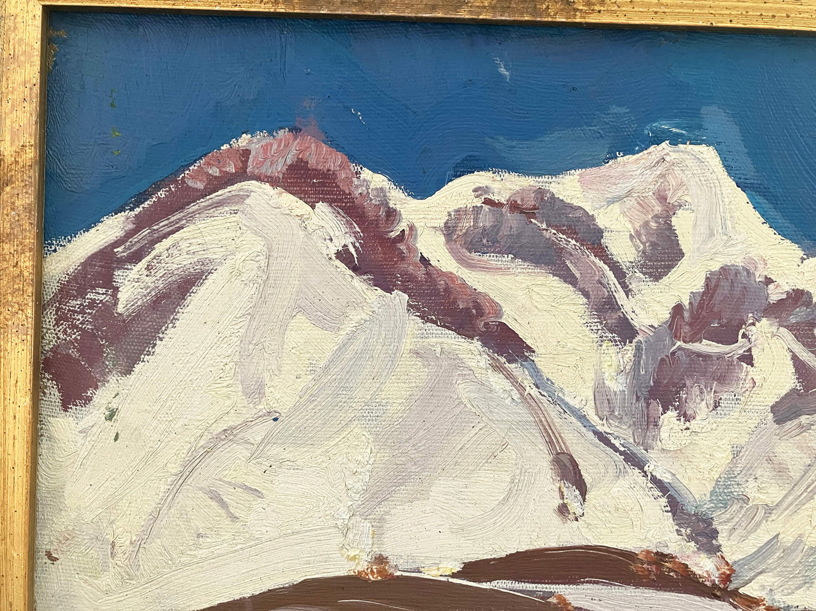 Kamchatka hills - oil painting - 6