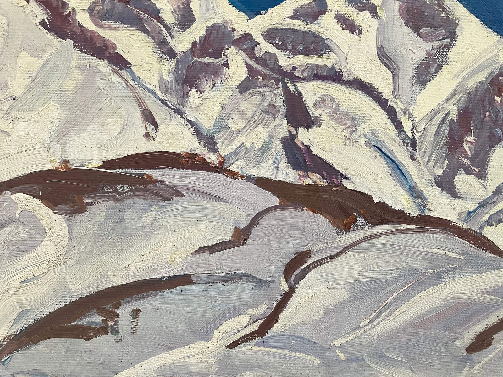 Kamchatka hills - oil painting - 9