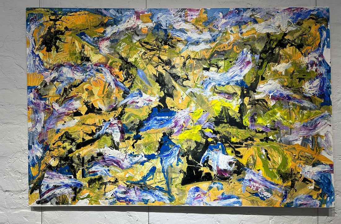 Colors of the wind 7 - oil and acrylic on canvas (1 of 5)