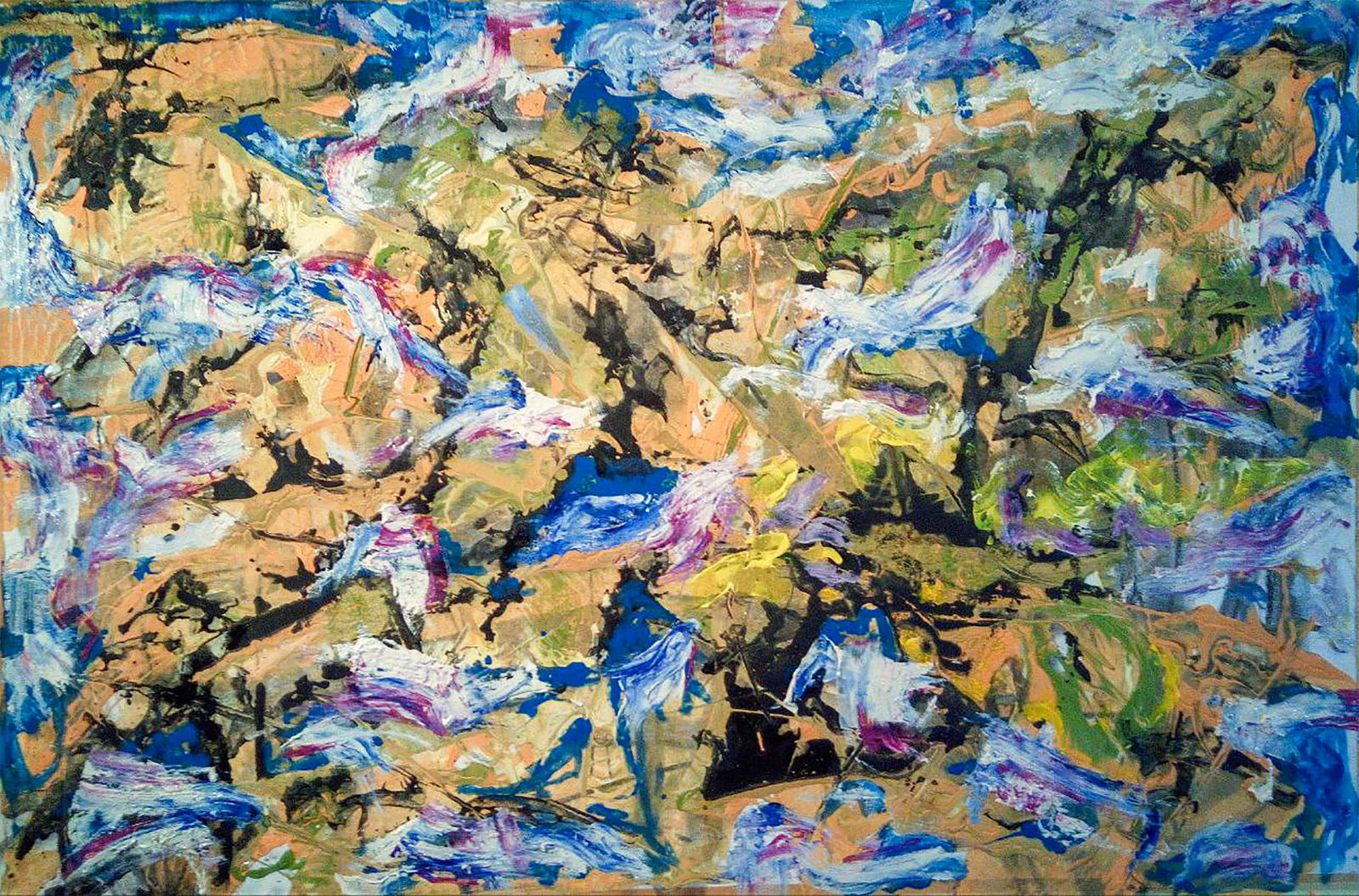Colors of the wind 7 - oil and acrylic on canvas - 4