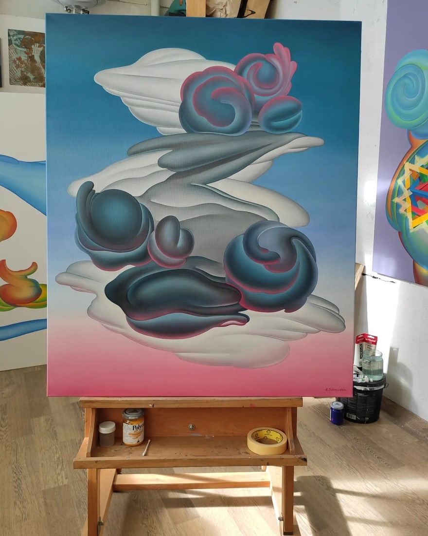 Whisper in the wind - oil painting - 2