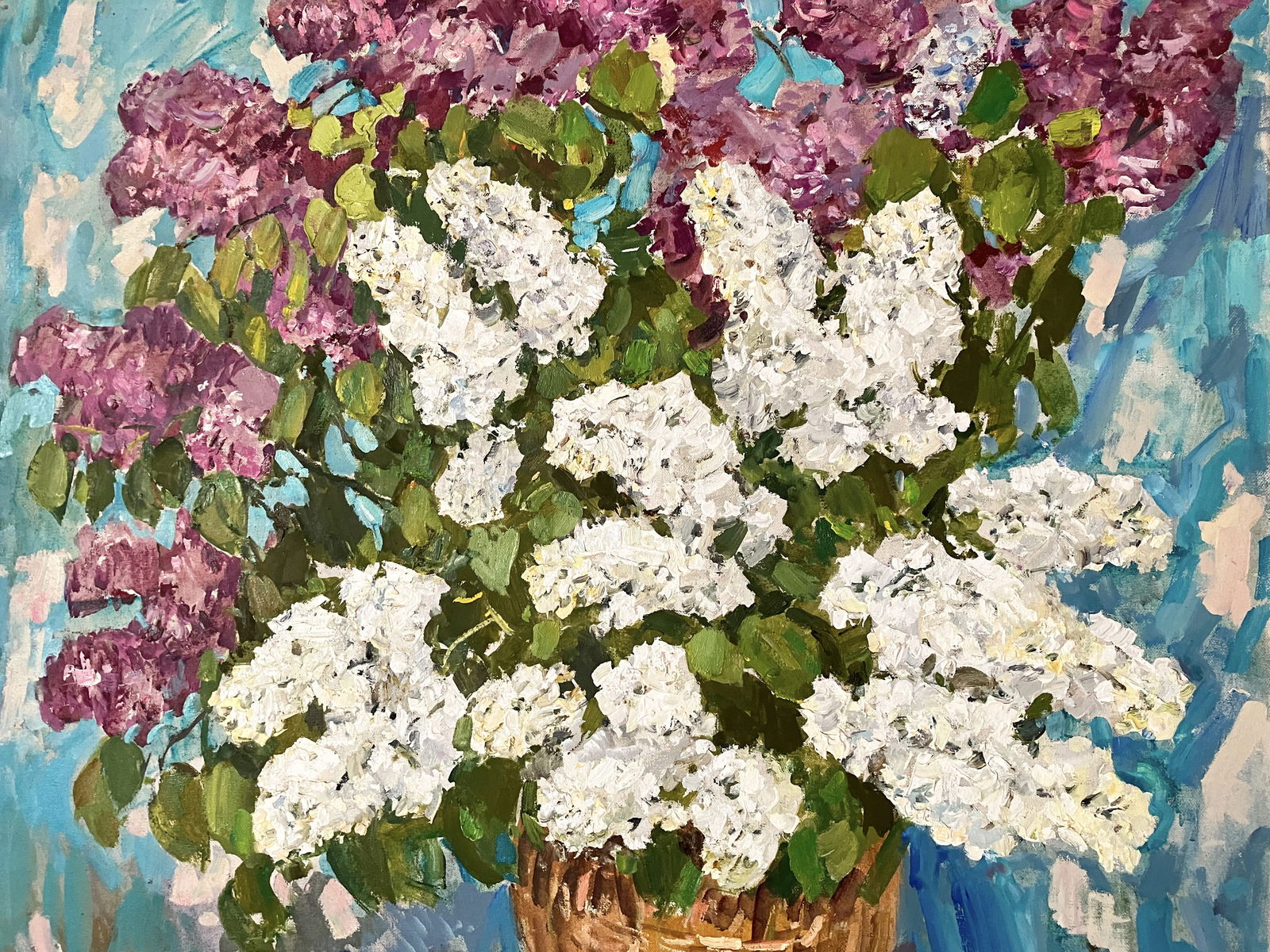 Syringa - oil painting - 3