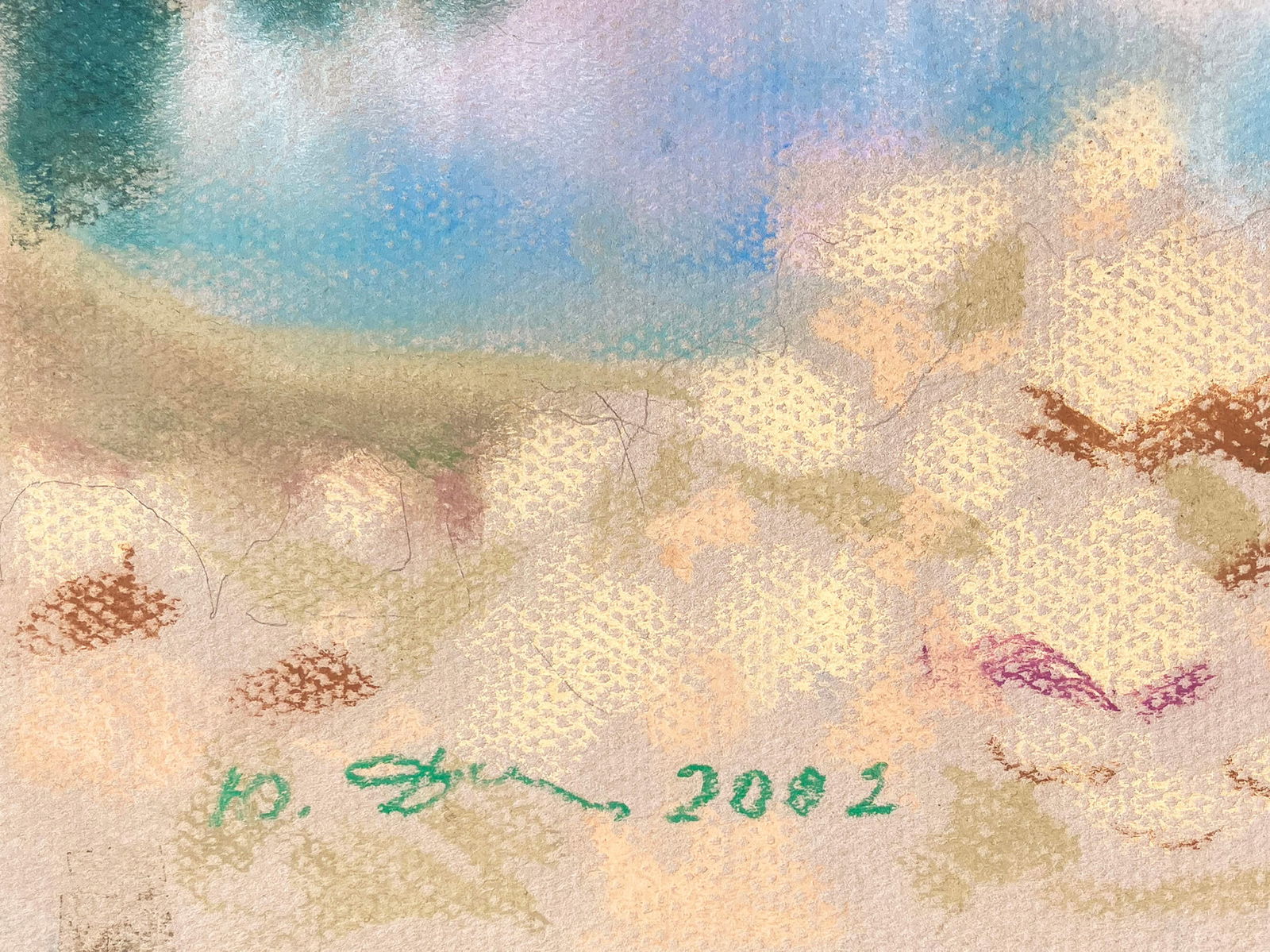 Pink River. Desna - pastel - 3