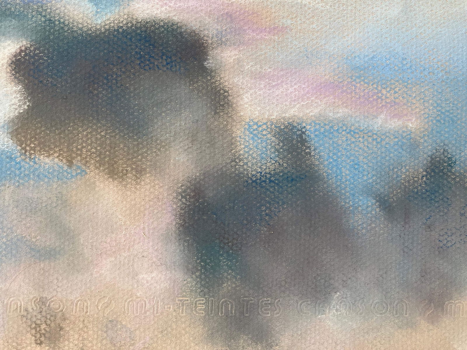 Pink River. Desna - pastel - 5