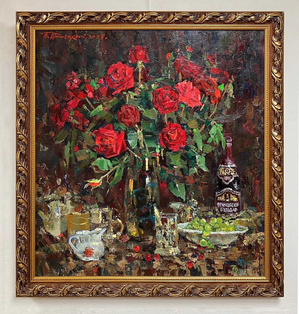 French boulevard - oil painting (1 of 3)