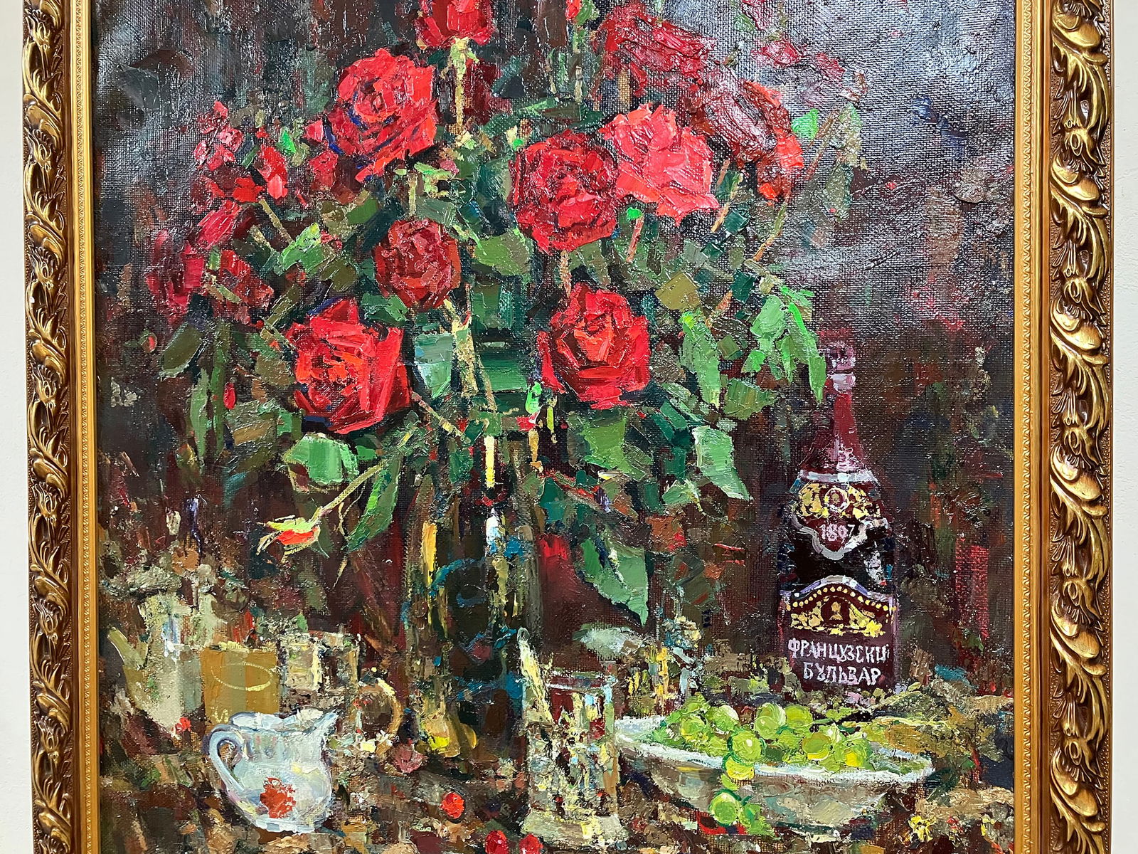 French boulevard - oil painting - 2