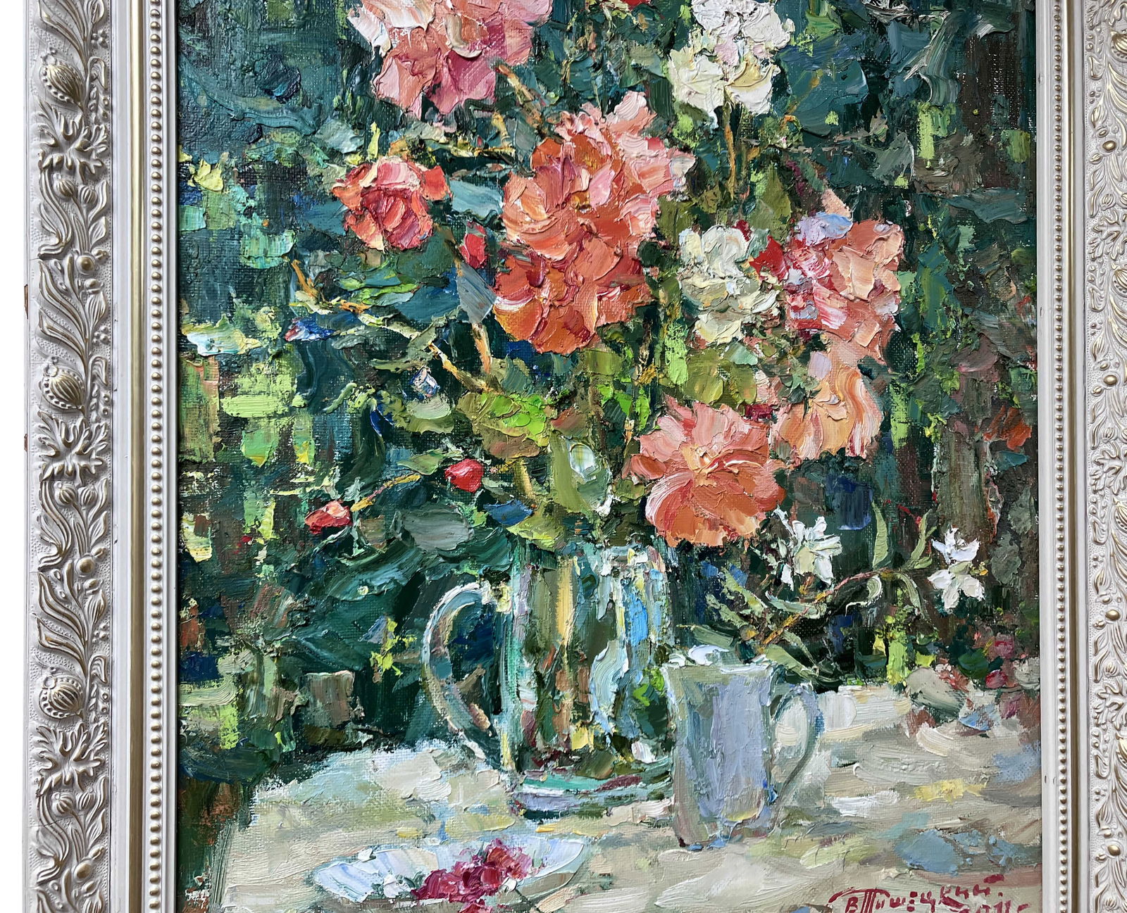 Rose in the Sun - oil painting - 2