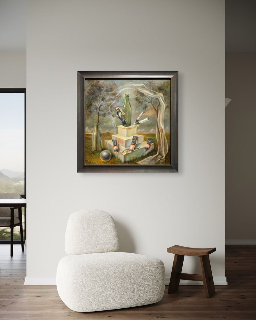 Magic ink - oil painting - 2