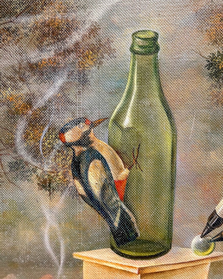 Magic ink - oil painting - 8