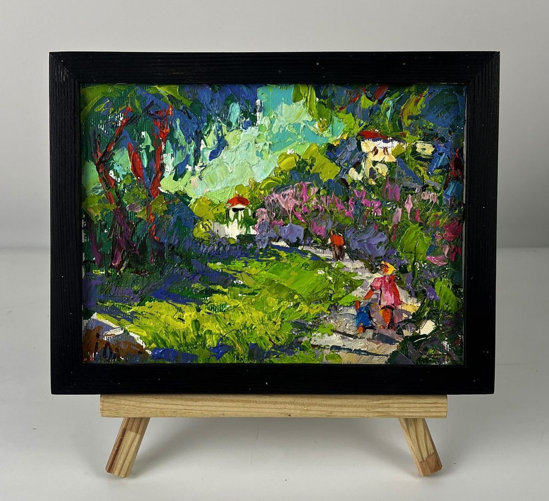 Oil painting Lilacs are blooming in the park Oleksiy Ivanyuk: Title: Oil painting Lilacs are blooming in the park Oleksiy Ivanyuk Description: NoAAA6301*** ABOUT THIS PAINTING *** * TITLE: "Lilacs are blooming in the park" * ARTISTS: Oleksiy Ivanyuk * SIZE: 15x2
