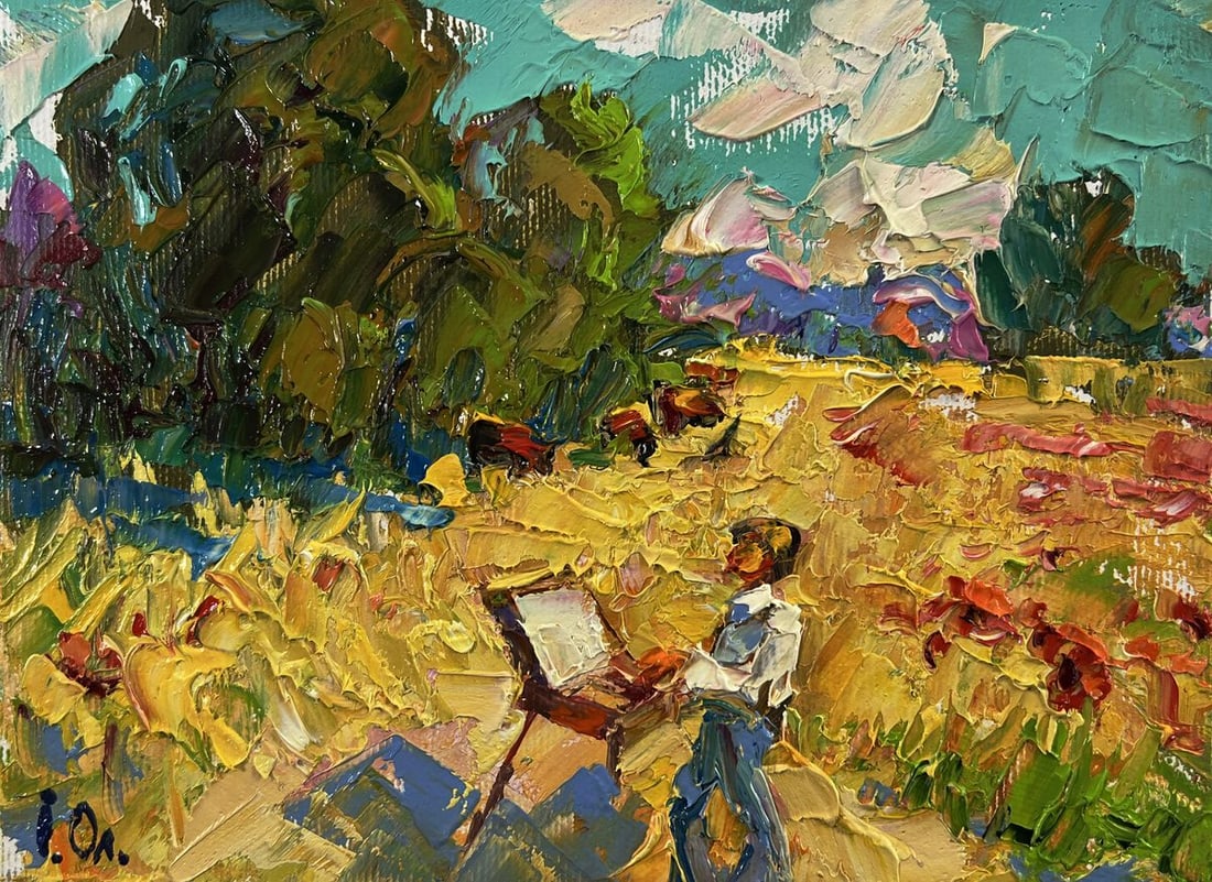Oil painting Man in nature Oleksiy Ivanyuk - 3