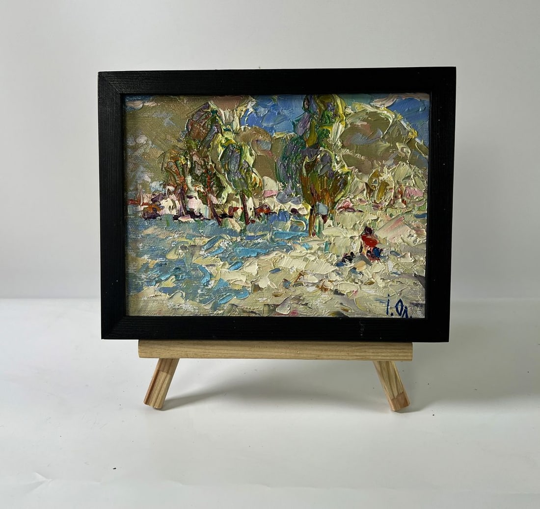 Oil painting Summer walk through the field Oleksiy Ivanyuk: Title: Oil painting Summer walk through the field Oleksiy Ivanyuk Description: NoAAA5919*** ABOUT THIS PAINTING *** * TITLE: "Summer walk through the field" * ARTISTS: Oleksiy Ivanyuk * SIZE: 15x20 cm