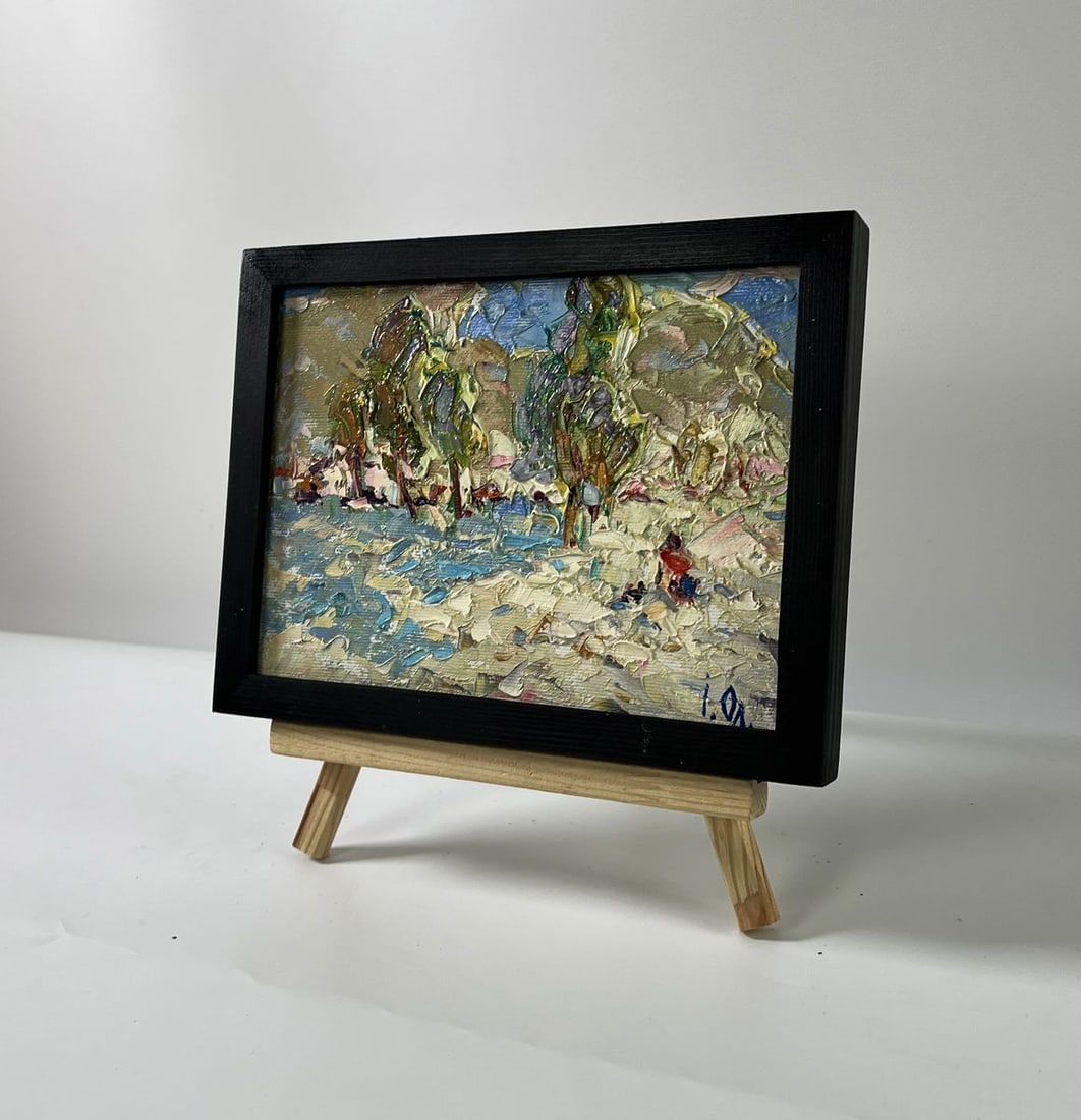 Oil painting Summer walk through the field Oleksiy Ivanyuk - 2