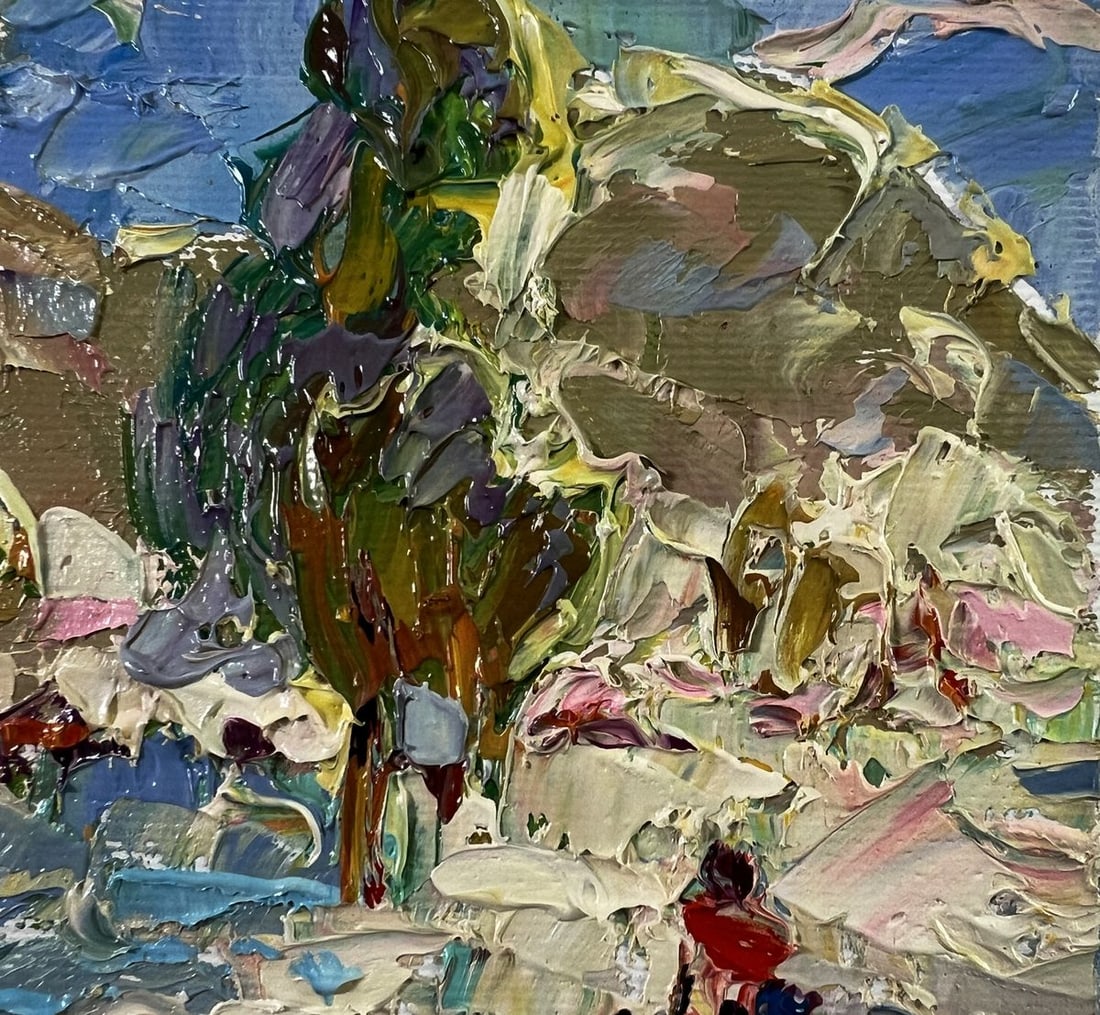 Oil painting Summer walk through the field Oleksiy Ivanyuk - 4