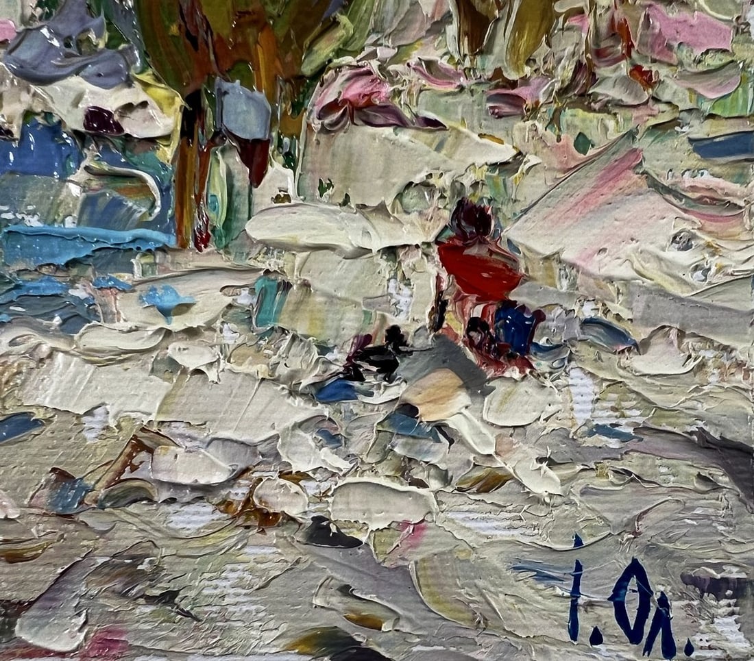 Oil painting Summer walk through the field Oleksiy Ivanyuk - 5