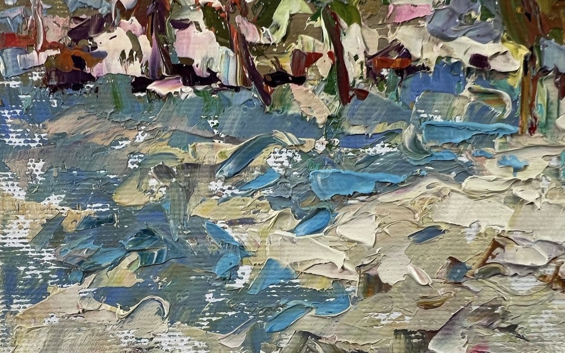 Oil painting Summer walk through the field Oleksiy Ivanyuk - 6