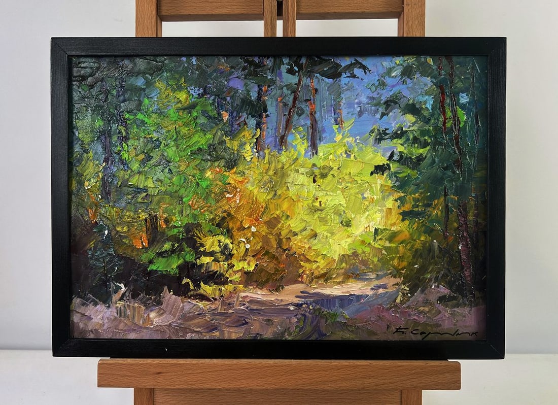 Oil painting Warm light spreading around Boris Serdyuk (1 of 10)