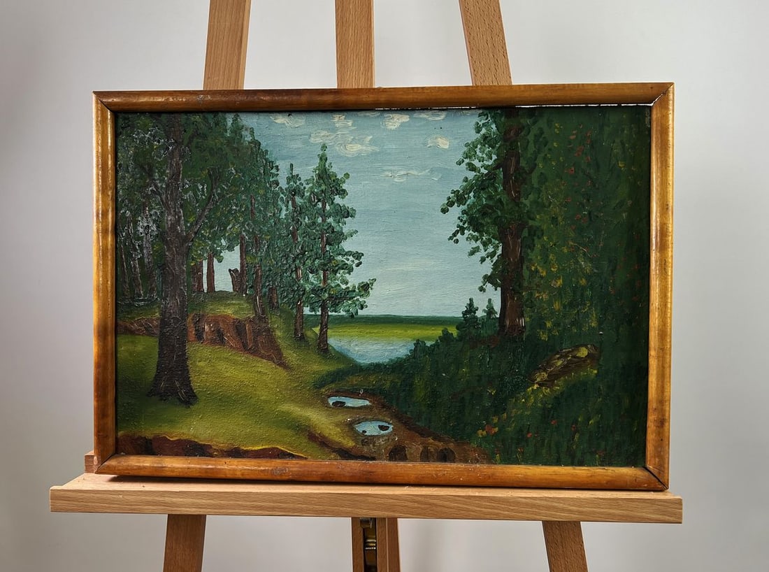 Oil painting Memories of a summer holiday Oleksandr Gukalov: Title: Oil painting Memories of a summer holiday Oleksandr Gukalov Description: NoAAA5557The Oil painting on Canvas titled "Memories of a summer holiday" unfolds a tender and nostalgic scene of nature