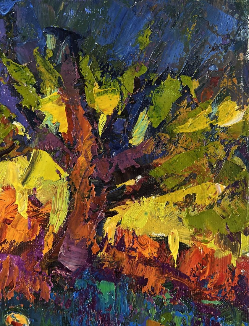 Oil painting Silence in the shade of old willows Oleksiy Ivanyuk - 4