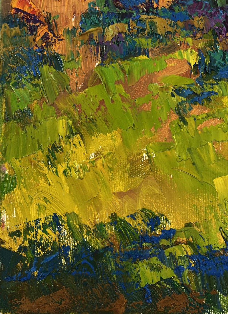 Oil painting Silence in the shade of old willows Oleksiy Ivanyuk - 7