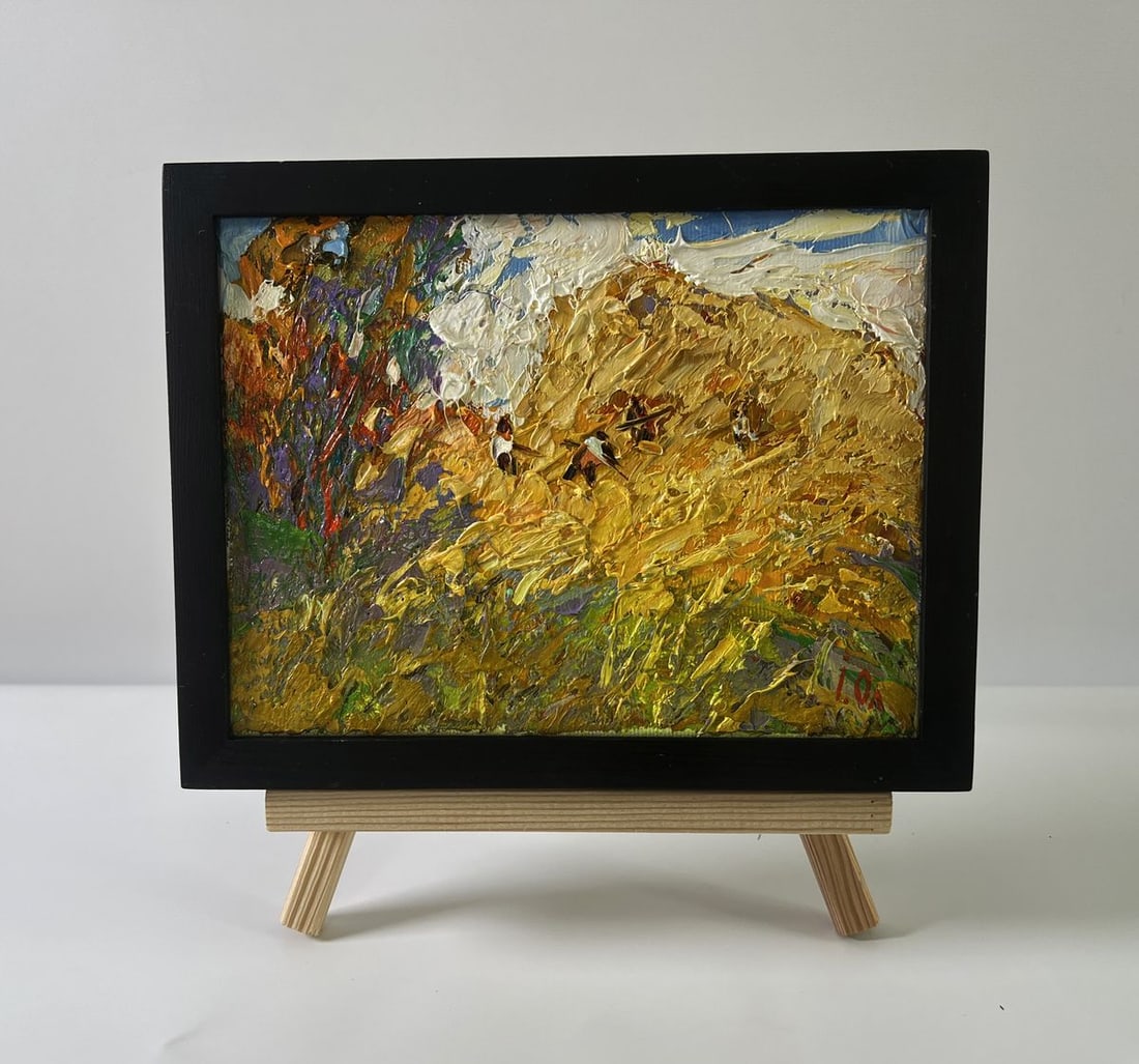 Oil painting In the summer field Oleksiy Ivanyuk (1 of 8)