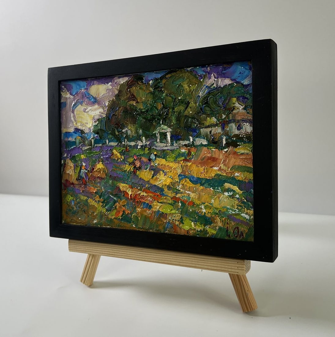 Oil painting Plowing a summer field Oleksiy Ivanyuk - 2