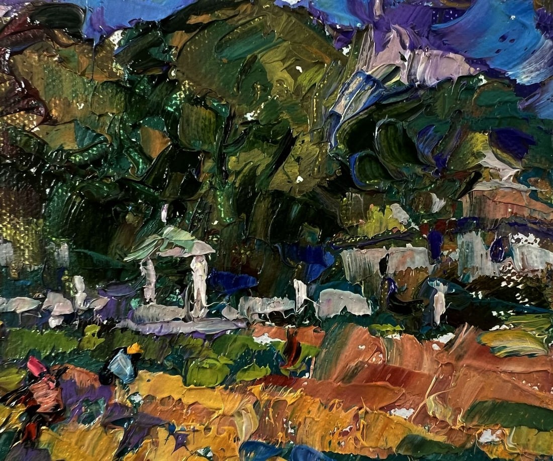 Oil painting Plowing a summer field Oleksiy Ivanyuk - 4