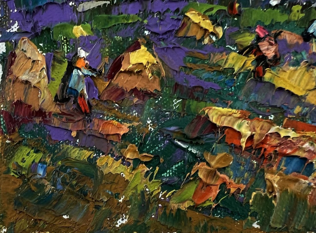 Oil painting Plowing a summer field Oleksiy Ivanyuk - 6