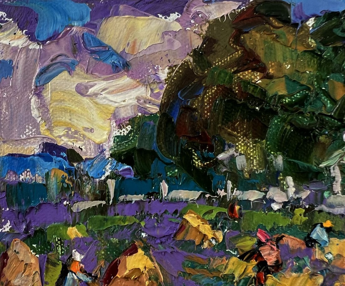 Oil painting Plowing a summer field Oleksiy Ivanyuk - 7