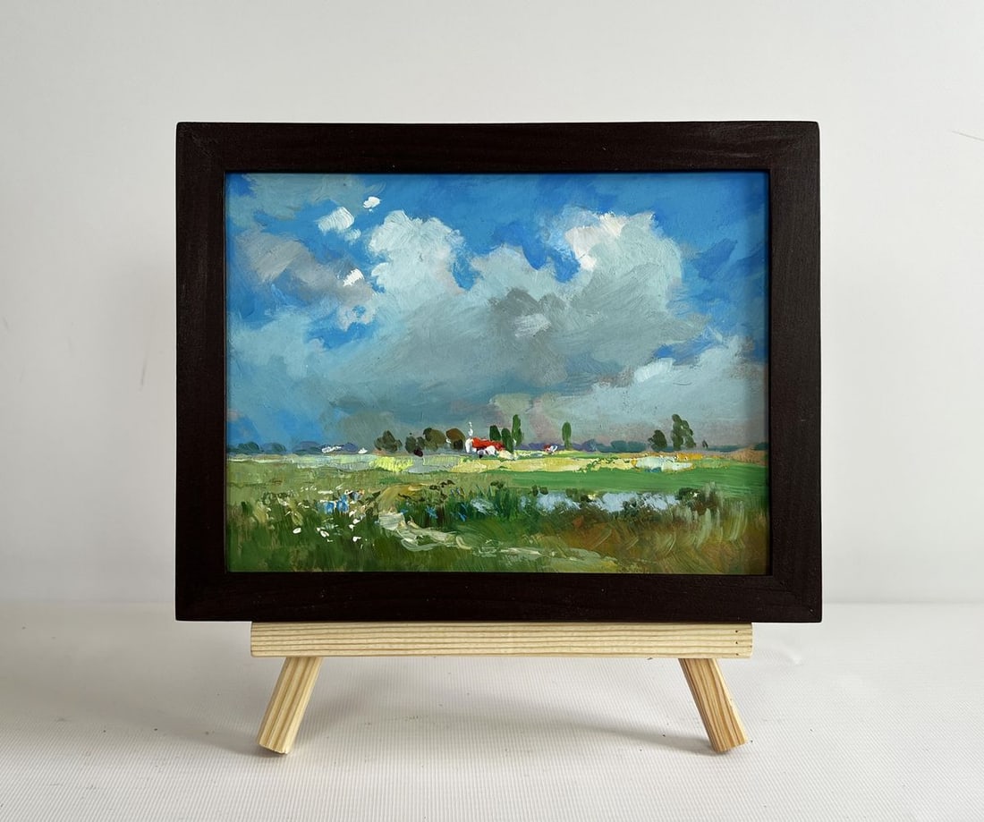 Oil painting Walk through the meadows Yuriy Suprunchuk (1 of 8)