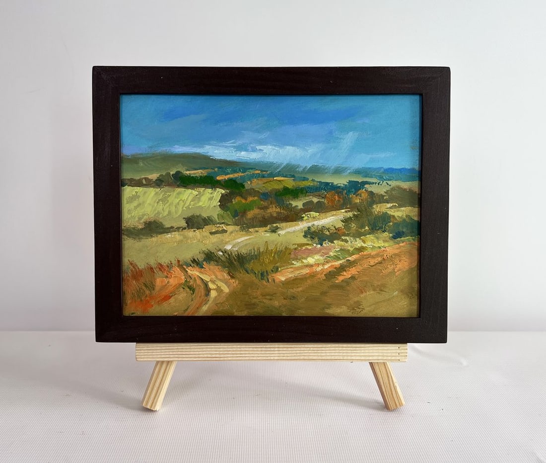 Oil painting Green expanses of fields Yuriy Suprunchuk (1 of 8)