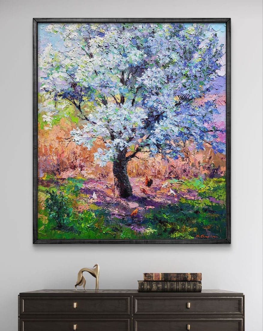 Oil painting Pear blossoms Boris Serdyuk - 3