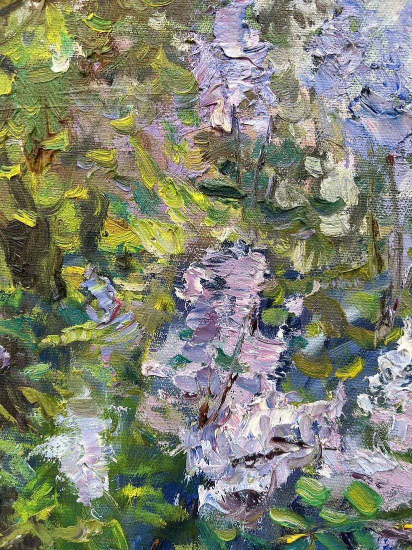Oil painting Lilac corner V. Mishurovsky - 4