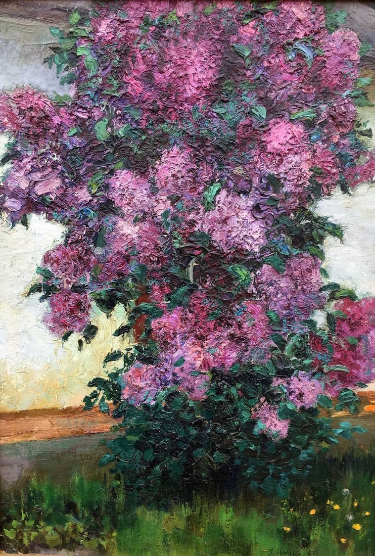 Oil painting flowers Ivan Kirillovich Zyupka (1 of 9)