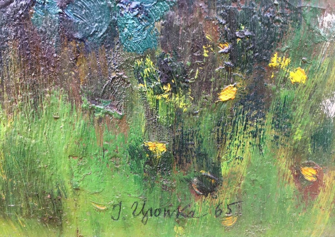 Oil painting flowers Ivan Kirillovich Zyupka - 2